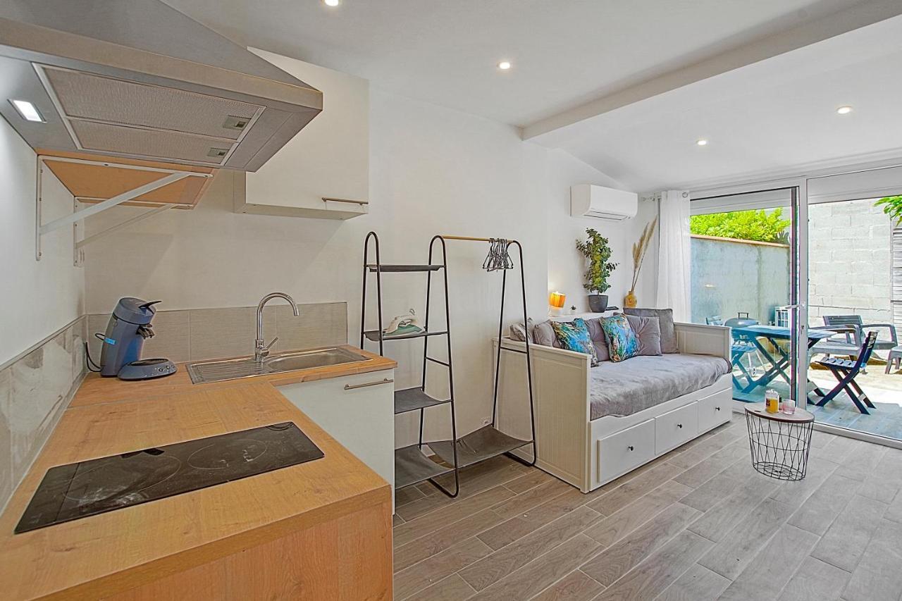 Studio Calme Et Moderne A 300M De La Plage -1- กาเนต์-อ็อง-รูสซียง ภายนอก รูปภาพ